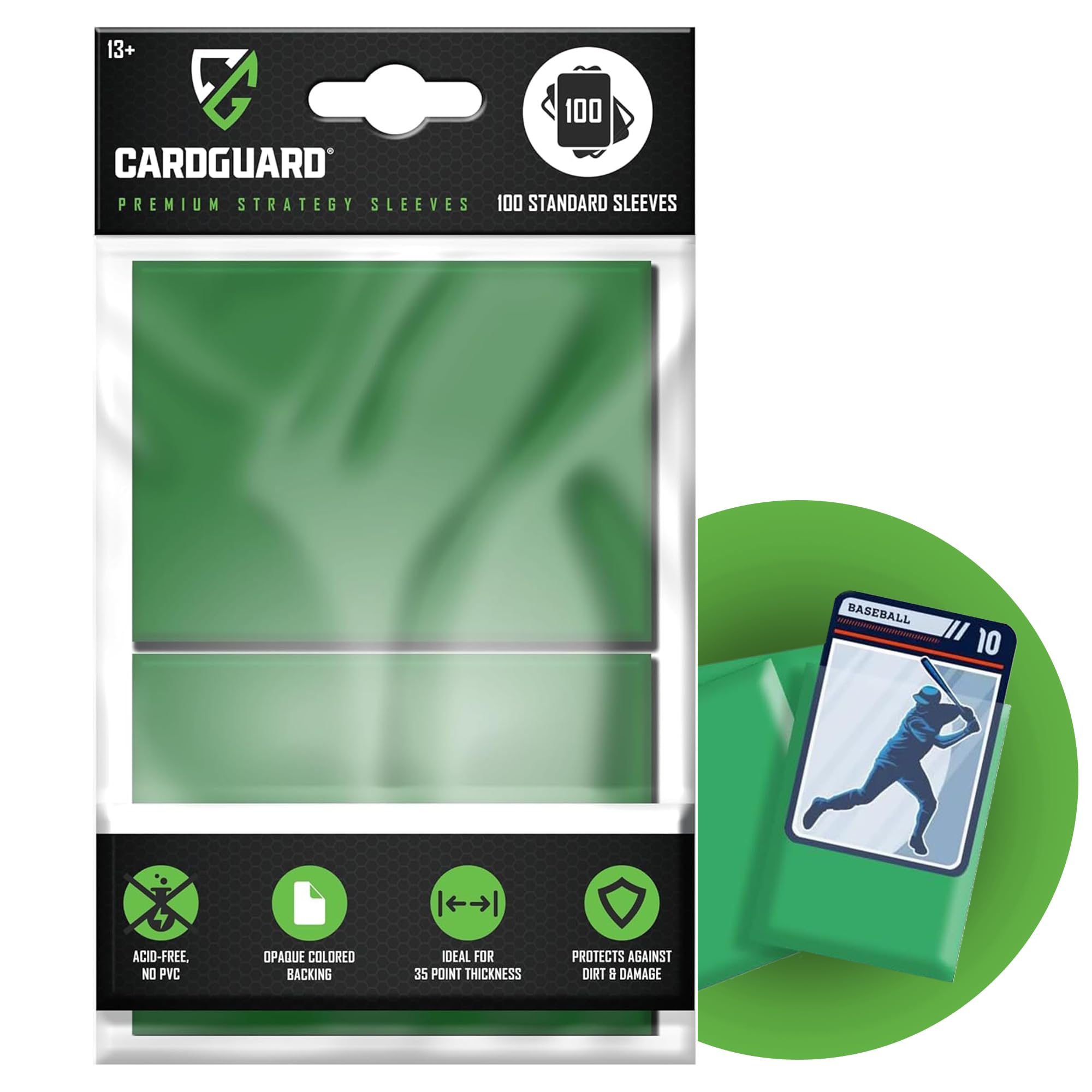 Amazon.com: CardGuard Premium Clear Card Sleeves, 100ct – Standard